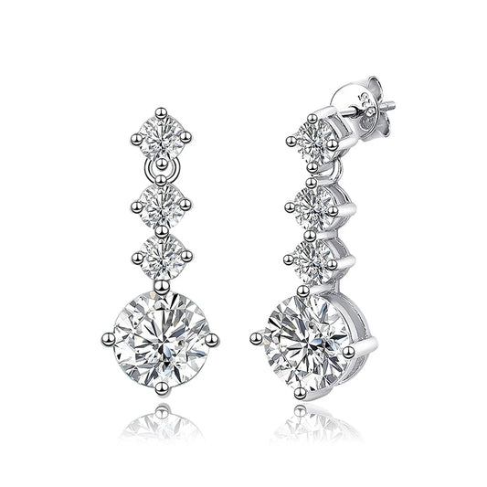 Moissanite earrings