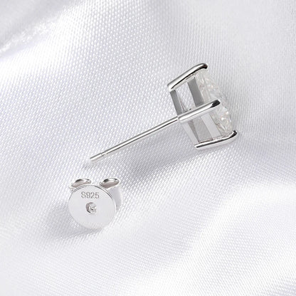 Square Moissanite earrings