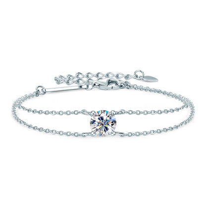 Bracelets with Moissanite stone
