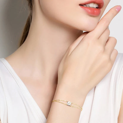 Bracelets with Moissanite stone