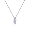 Moissanite marquise necklace