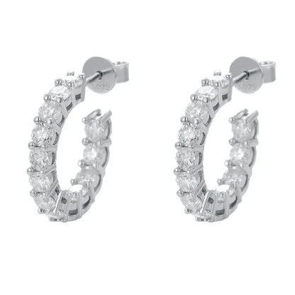 Moissanite earrings