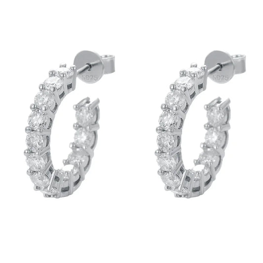 Moissanite earrings