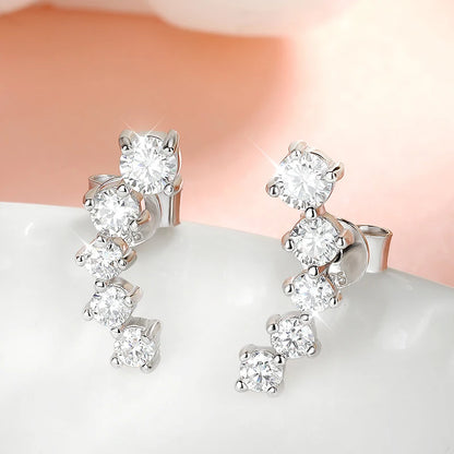 Moissanite earrings
