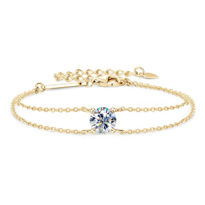 Bracelets with Moissanite stone
