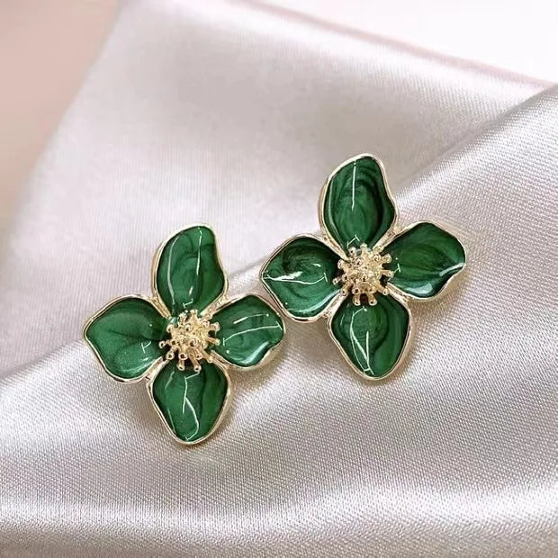 Flower earrings