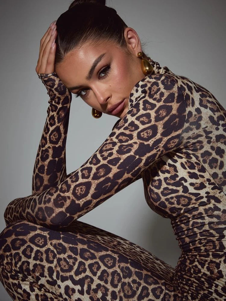 Tiger maxi dress