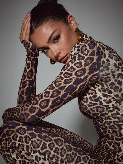 Tiger maxi dress
