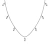 Moissanite marquise necklace