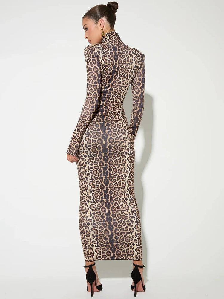 Tiger maxi dress