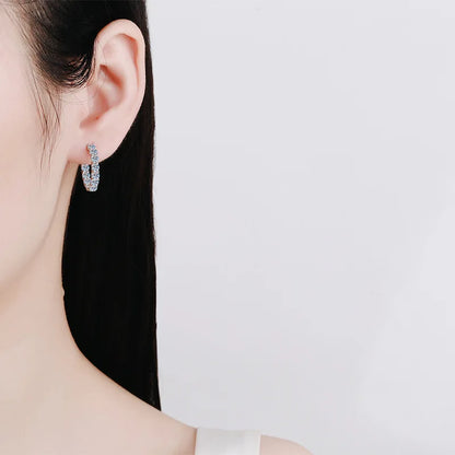 Moissanite earrings
