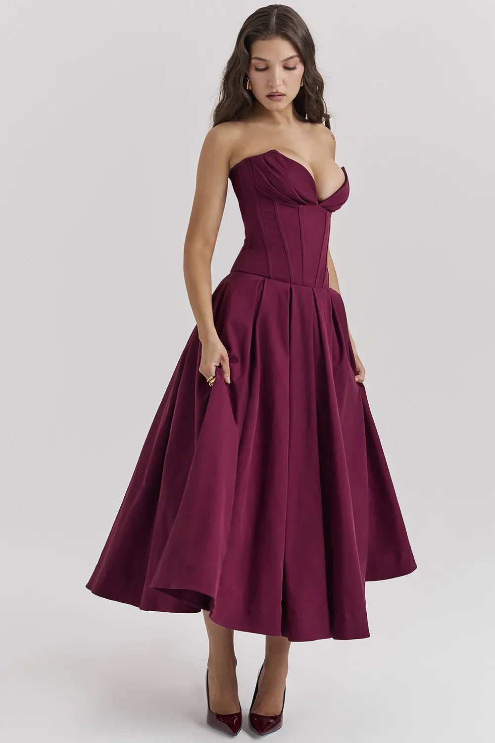 Nari midi dress