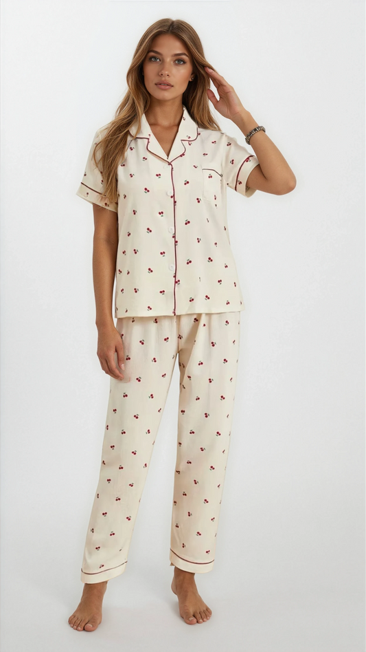 Cherry pajamas